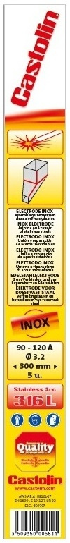 Elektrody rutil-bazické Castolin Steel Arc 690 2,5 mm 10 ks