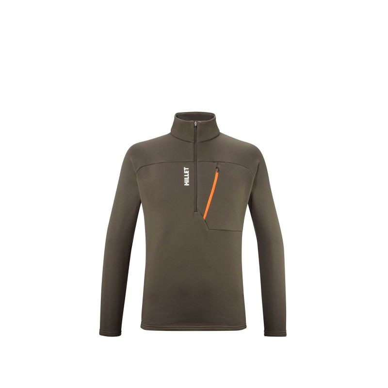 MILLET M Seneca Fleecová mikina Po Zip zelená XL