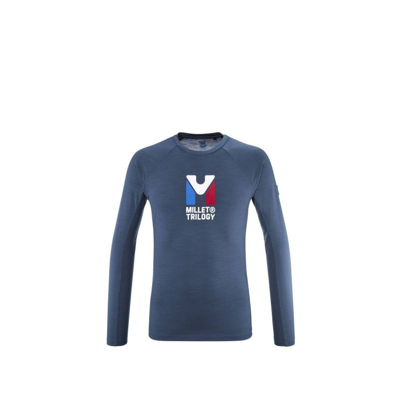 Spodní prádlo MILLET M Trilogy Wool Ts Ls navy blue s