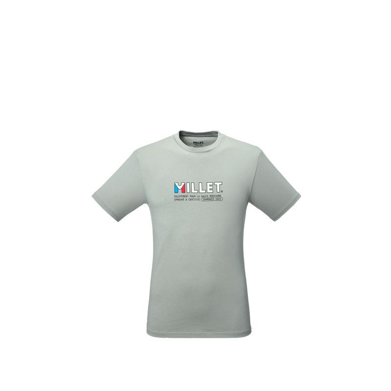 Pánské tričko MILLET Millet Ts Ss M, šedé XL