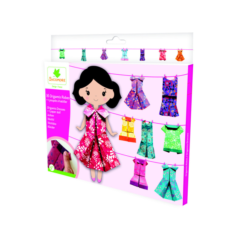 Kapesní origami oblečky pro panenky