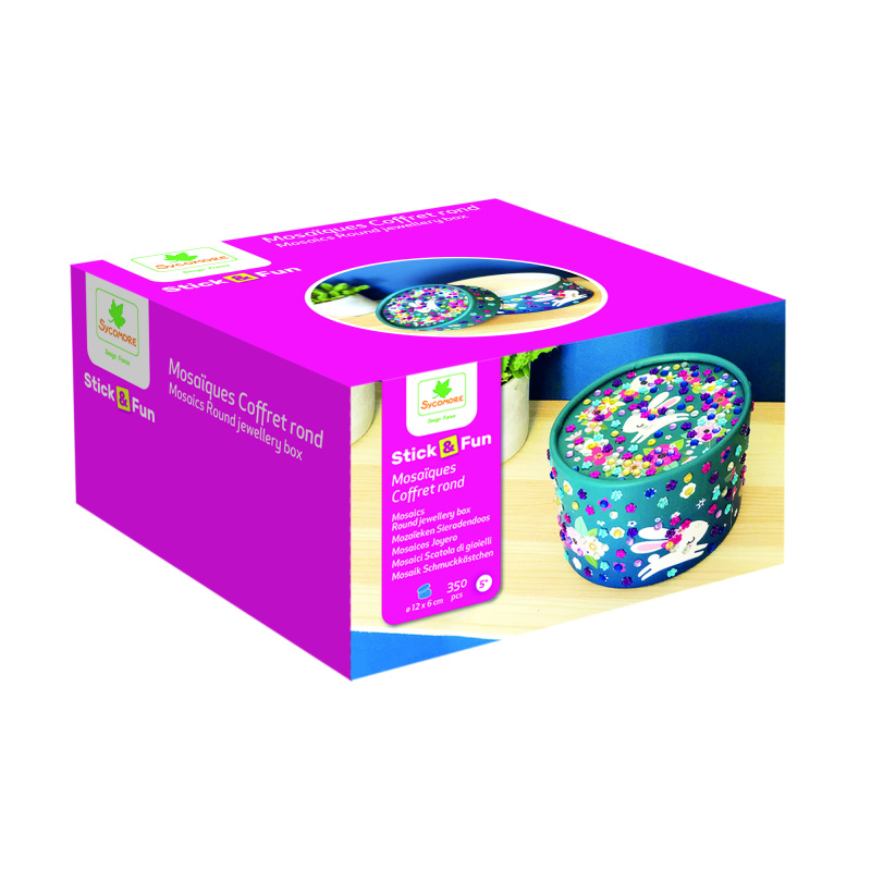 Stick & Fun oválná šperkovnice