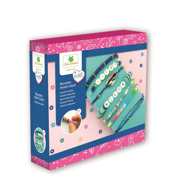 Kreativní sada na náramky s korálky Heishi