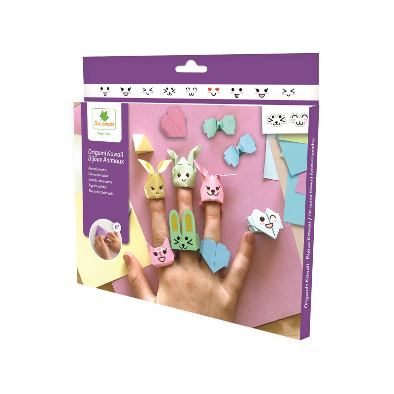 Origami kreativní sada Kawaii šperky zvířátka