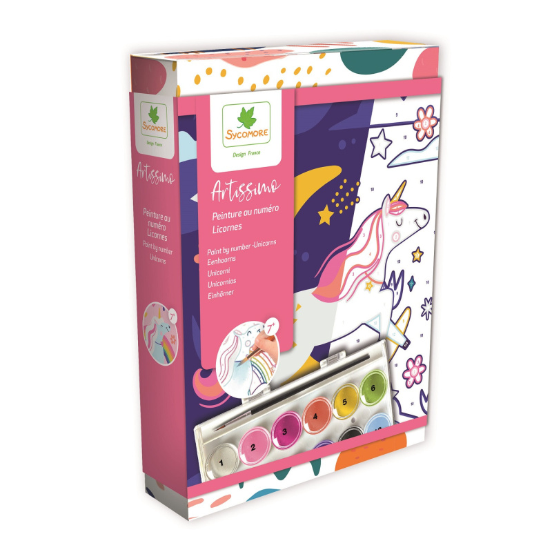 Artissimo - malování podle čísel Jednorožci