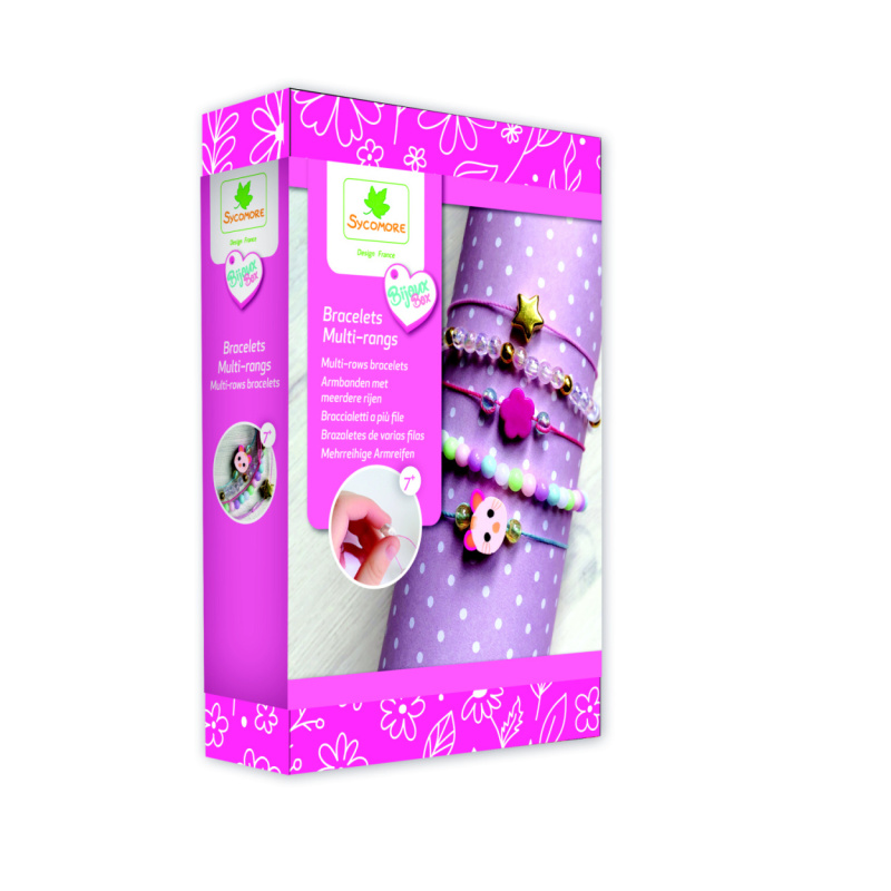 Výroba mini víceřadových náramků pro děti