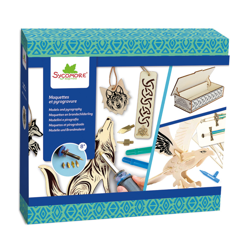 Lovely box - Pyrografie – keltské ornamenty