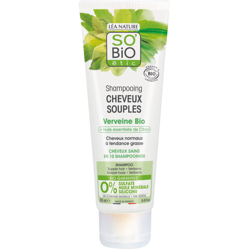 SO’BiO étic Jemný šampon verbena citron 250 ml
