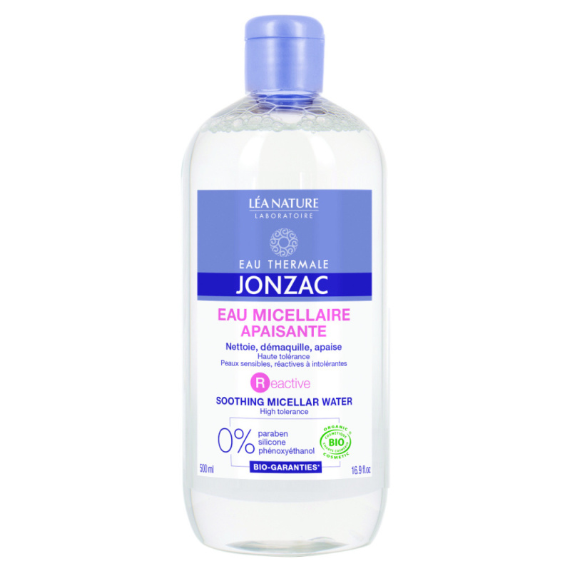 JONZAC REACTIVE Micelární voda citlivá pleť 500 ml BIO