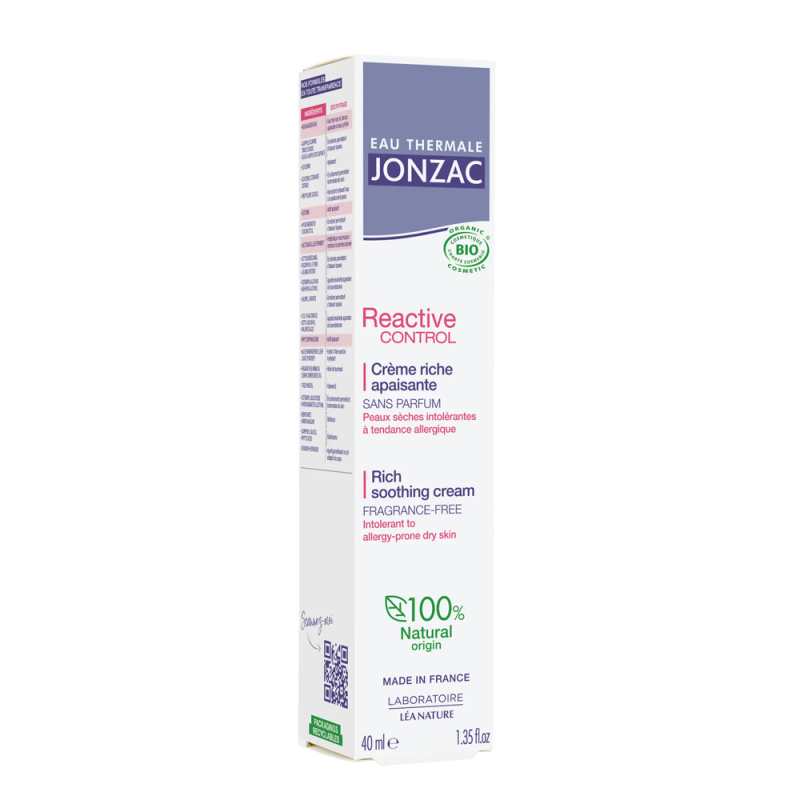 JONZAC Reactive Výživný krém na intolerantní pleť BIO 40 ml