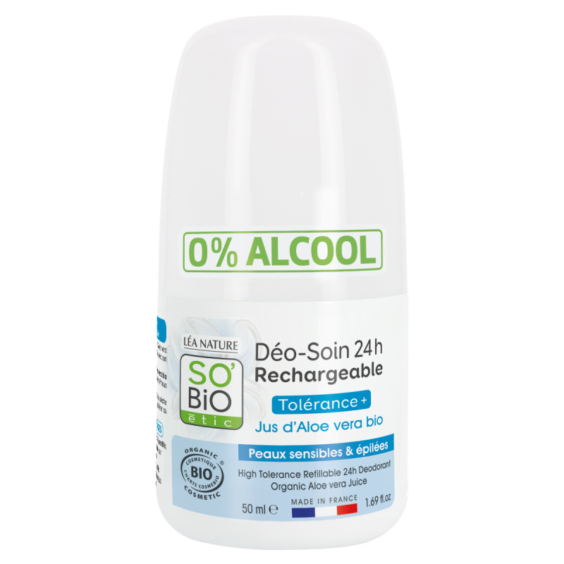 SO’BiO étic Deodorant 24h Tolerance+ s Aloe vera BIO roll-on 50 ml