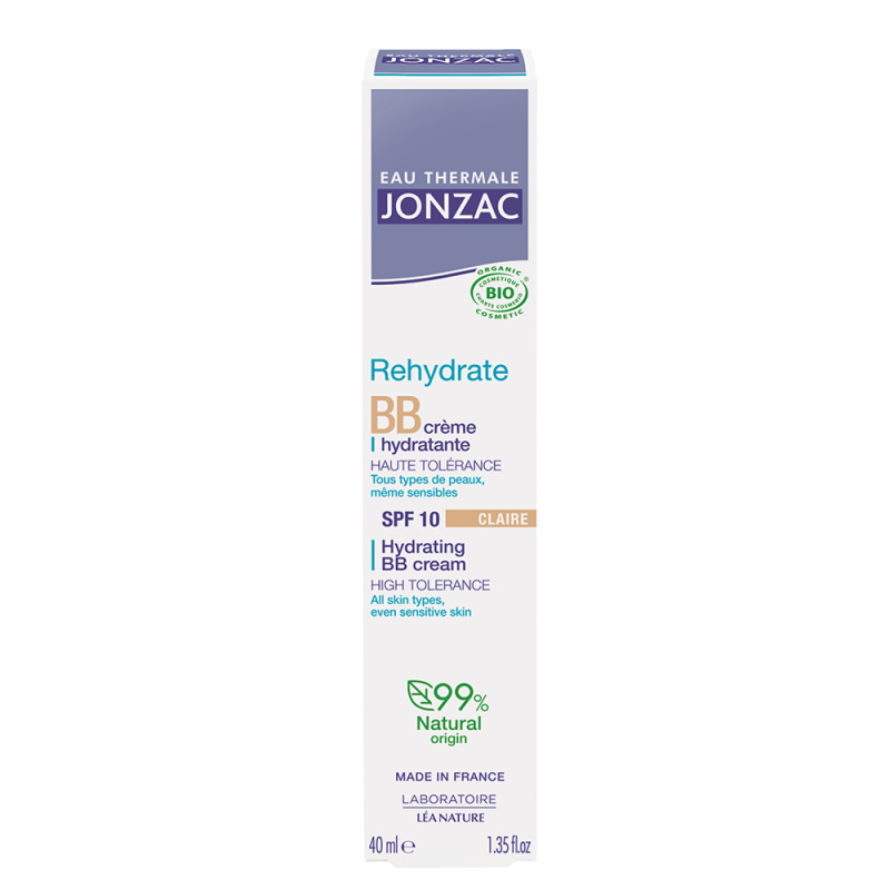 Jonzac Rehydrate BB Cream BB krém s hydratačním účinkem SPF 10 světlý odstín 40 ml