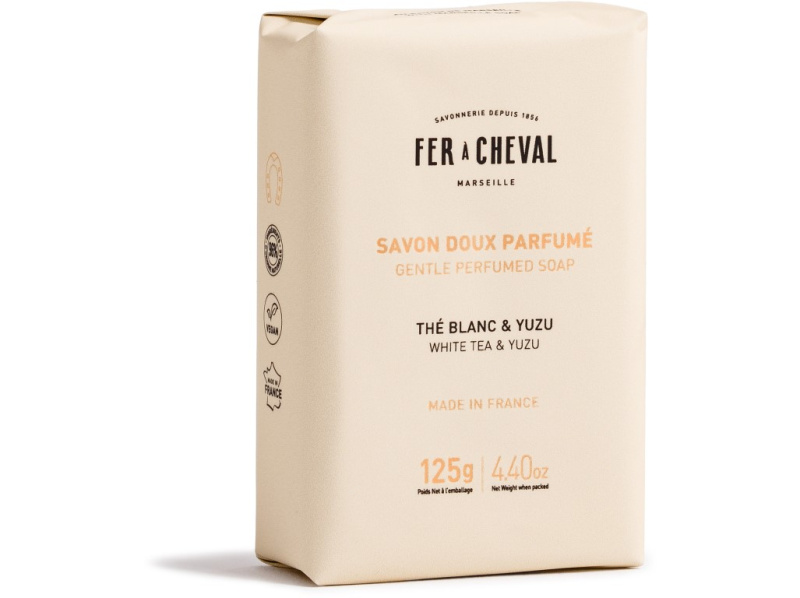 Marseillské jemné mýdlo s vůní Bílý čaj & Yuzu 125 g
