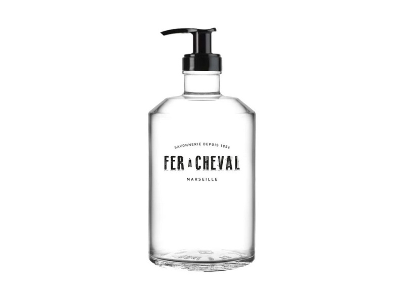 Skleněný dávkovač na mýdlo s pumpičkou 500 ml