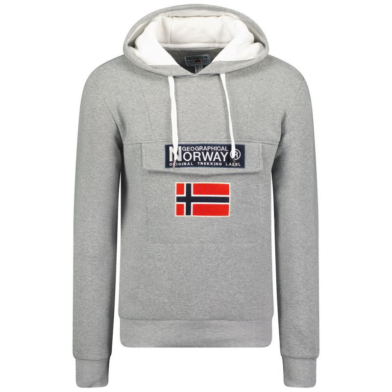 Geographical Norway Gadrien DB 054 M WW6114H/GN/Blended Grey / White mikina L