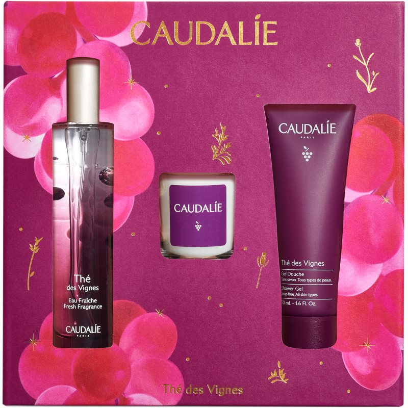 Caudalie Thé Des Vignes Fresh Fragrance Gift Set vánoční dárková sada
