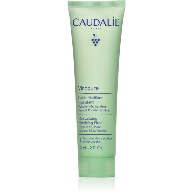 Caudalie Vinopure Mattifying Moisturizing Fluid hydratační fluid s matujícím efektem 60 ml