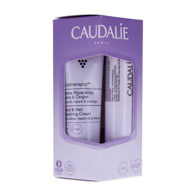 Caudalie Vinotherapist Hand & Lip Duo dárková sada s hydratačním účinkem 2 ks