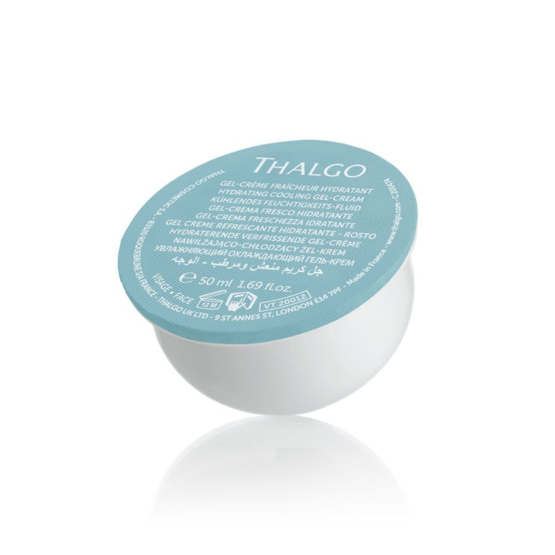 Thalgo Source Marine Hydrating Cooling Gel-Cream hydratační gelový krém s chladivým účinkem náhradní náplň 50 ml