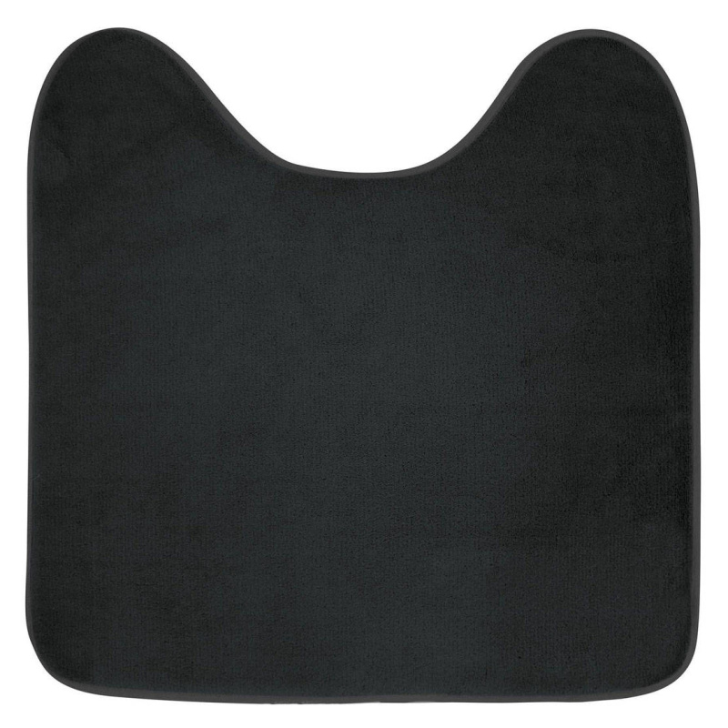 Douceur d'intérieur WC podložka VITAMINE, 45 x 45 cm, černá černá