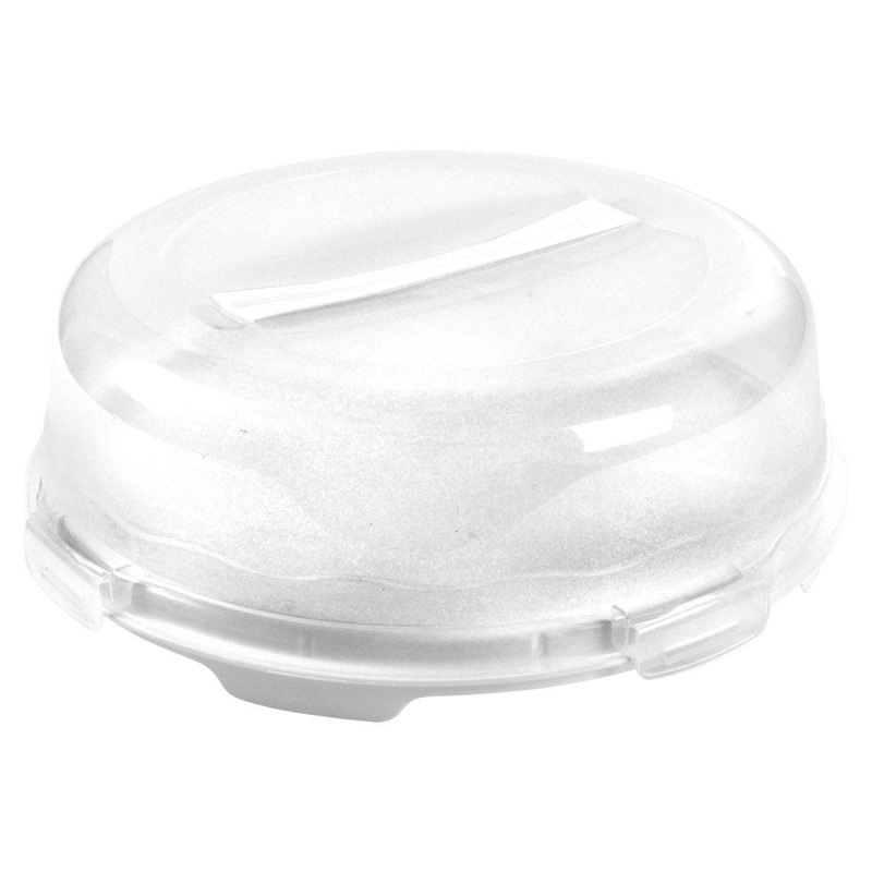 Homea Box na přepravu dortu, Ø 30 cm transparentní