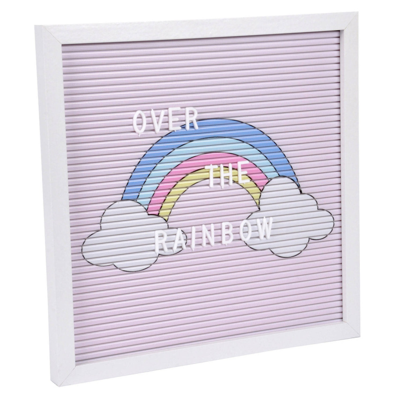 Douceur d'intérieur Tabule na poznámky UNICORN, 30 x 30 cm růžový
