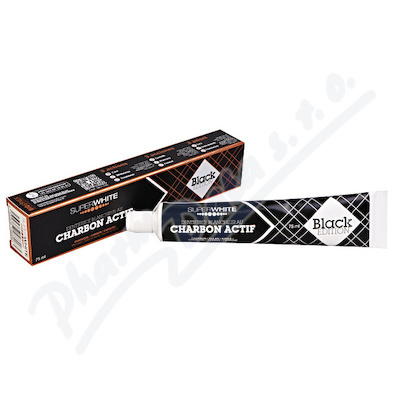 Superwhite Black Edition Bělící zubní pasta s aktivním uhlím 75 ml