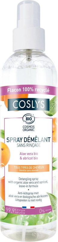 Coslys Sprej na vlasy, aloe a meruňka 200 ml