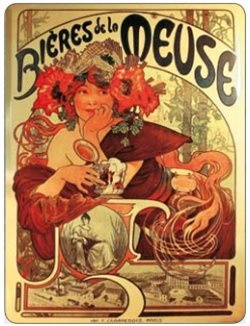 Cedule Alfons Mucha – Bieres