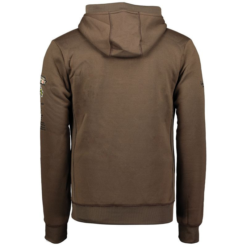 Geografické Norsko Gymclass DB 054 M WW2487H/GN-Brown mikina m