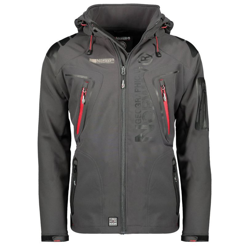 Geographical Norway Techno DB MEN 056 WU1060H/GN-DARK GREY softshellová bunda m