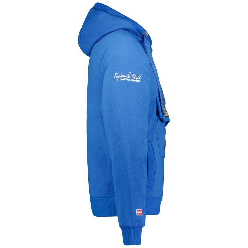 Geografické Norsko Gymclass EO DB 100 M WU6582H/GNO-Royal Blue mikina XL