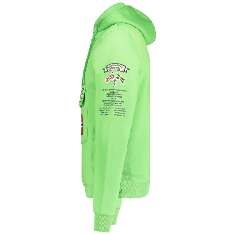 Geographical Norway sweatshirt Gymclass 054 Pop M WW4181H/GN-Flashy green pánské 3XL