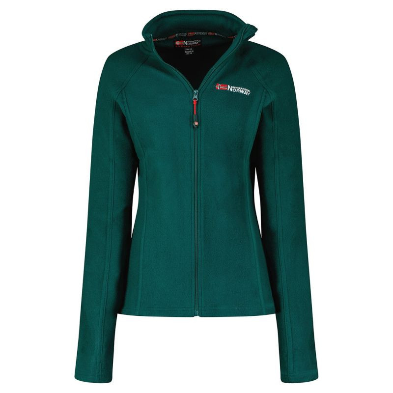 Geografické Norsko TUG FZ DARK GREEN DB LADY 235 WW3123F/GN fleecová mikina xxl