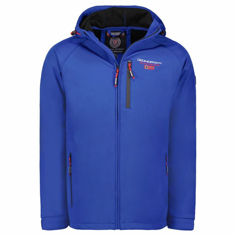 Geographical Norway Softshellová bunda Takito DB 009 M WY1163H/GN-ROYAL BLUE 3XL