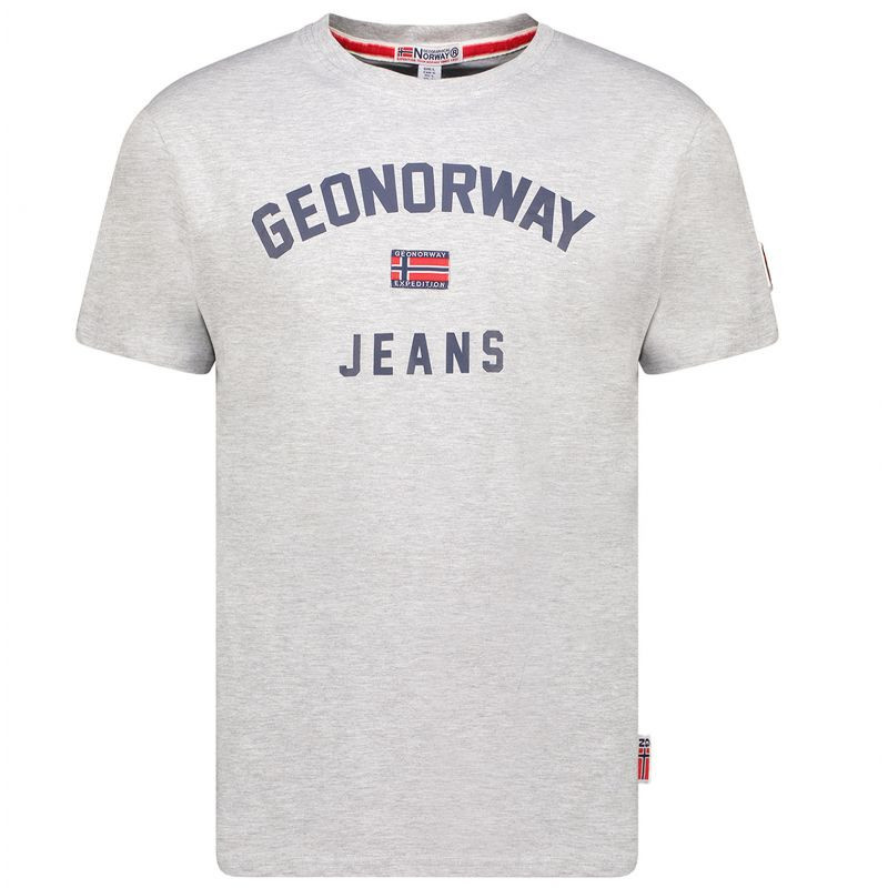 Geographical Norway Jassier 254 M SY1361H/GN-Síťované šedé tričko m