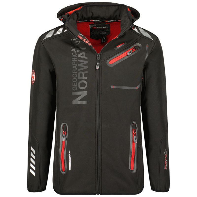 Geographical Norway Softshellová bunda Royaute DB 068 M WY2000H/GN/Black / Red s