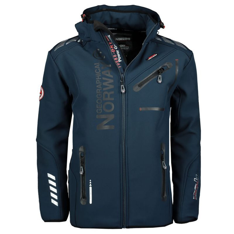 Geographical Norway Softshellová bunda Royaute GTX 068 M WY2005H/GN-Navy / Black 4XL