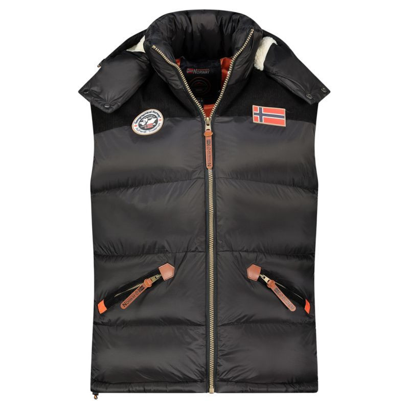 Geografické Norsko Velian DB BLACK MEN 054 M WY3828H/GN/Black pánské vesty s