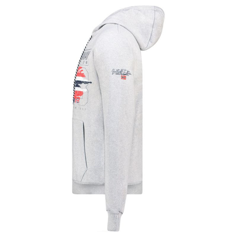 Geografické Norsko Mikina Grusty Blended DB 100 M WZ3084H/GN-Blended Grey XL
