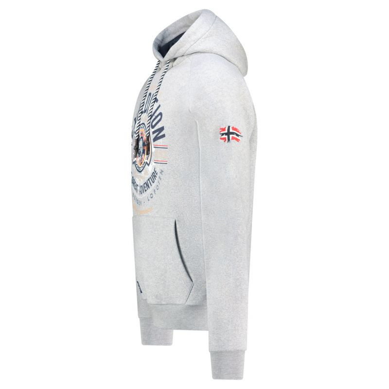 Mikina Geographical Norway Galdemar DB 100 M WZ3019H/GN-Blended Grey pánské 2XL