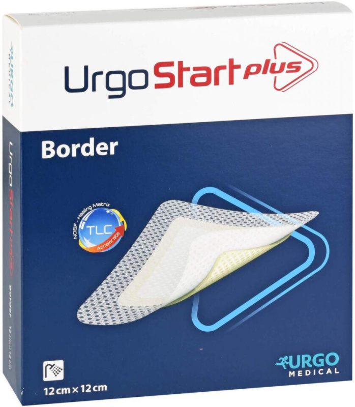 UrgoStart plus Border krytí lipidokol.12x12cm 10ks