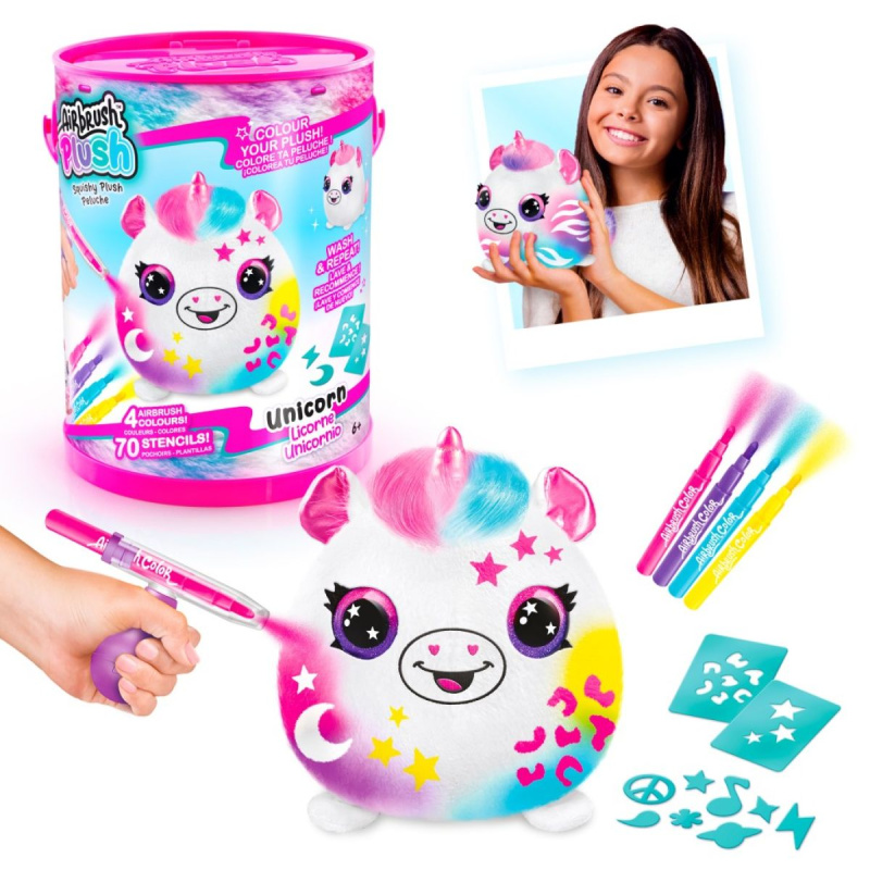 Airbrush kreativní sada Squish Pals Paint Can