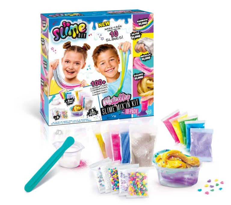So Slime Metalická sada na výrobu slizu 10 ks