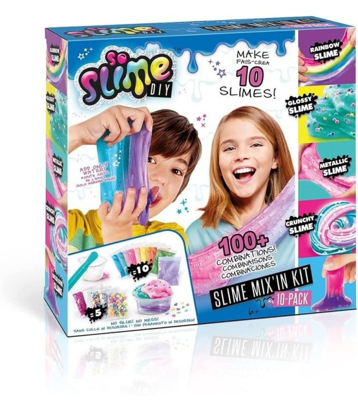 So Slime Metalická sada na výrobu slizu 10 ks