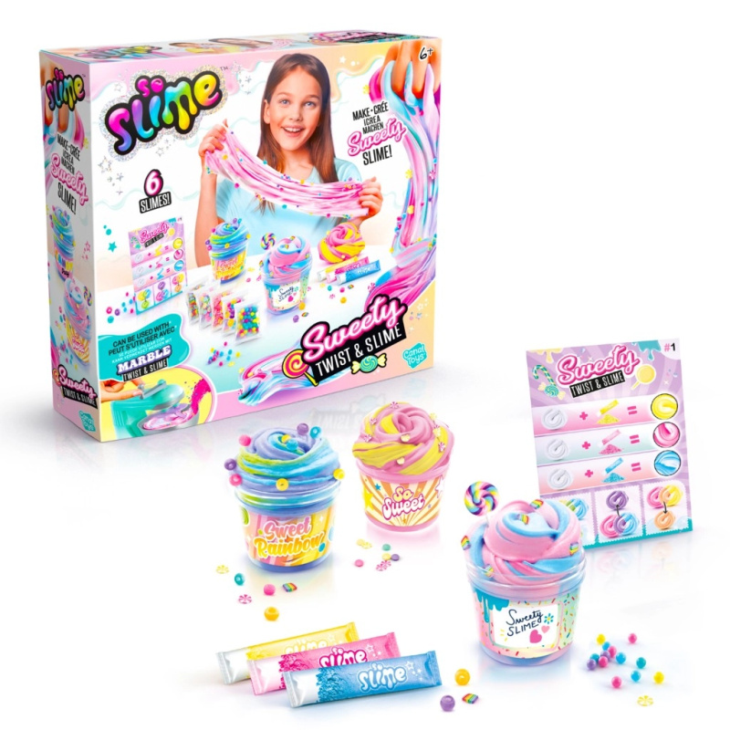 So Slime sada na výrobu mramorových slizů Sweety Twist
