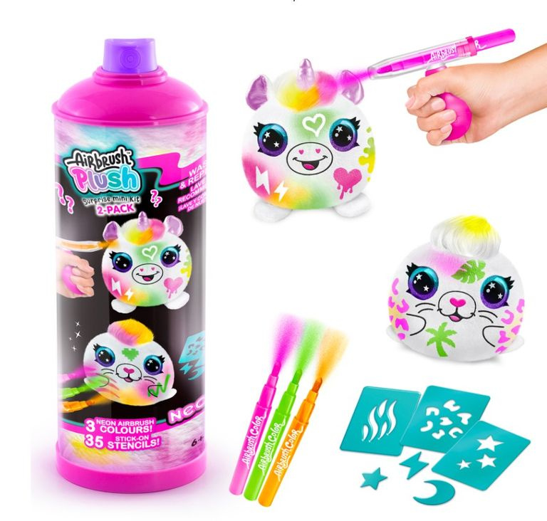 Airbrush kreativní sada Neon Mini překvapení 2 pack