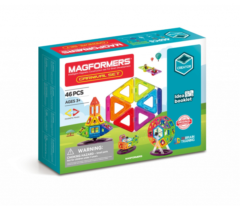 Magnetická stavebnice MAGFORMERS Carnival 46 dílků