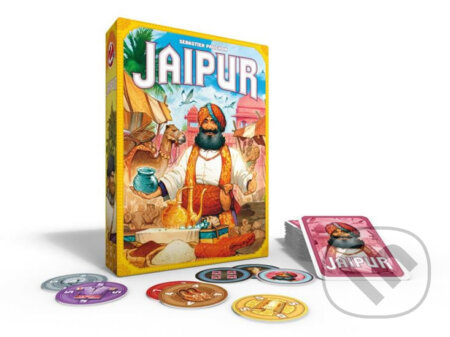 Jaipur - taktická obchodní hra pro 2 hráče - hra z kategorie Vzdělávací hry