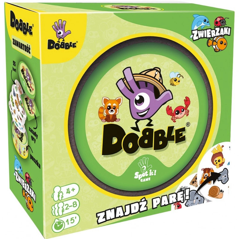 Dobble Zvířata Eco – rodinná karetní hra